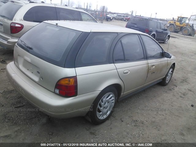 1G8ZK8276XZ346631 - 1999 SATURN SW2 GOLD photo 4