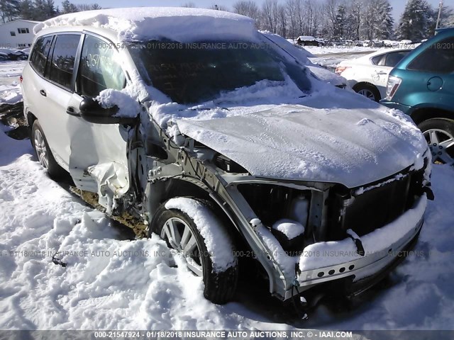 5FNYF5H15GB032482 - 2016 HONDA PILOT LX WHITE photo 1