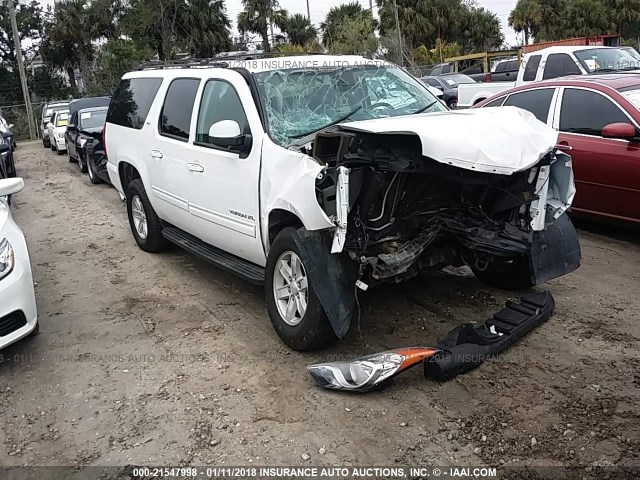 1GKS2KE74DR201460 - 2013 GMC YUKON XL K1500 SLT WHITE photo 1