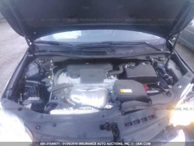 4T1BF1FK0HU723806 - 2017 TOYOTA CAMRY LE/XLE/SE/XSE BLACK photo 10