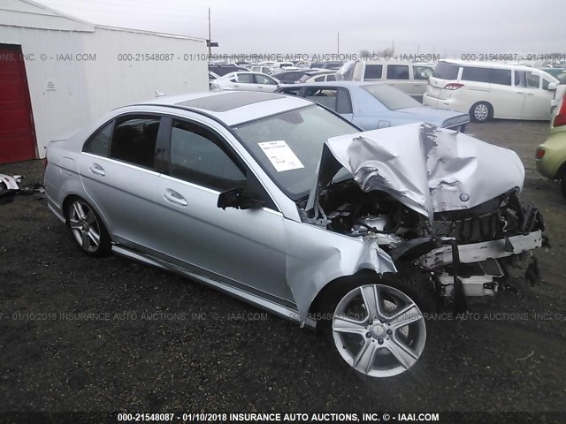 WDDGF8BB6AF462710 - 2010 MERCEDES-BENZ C 300 4MATIC SILVER photo 1