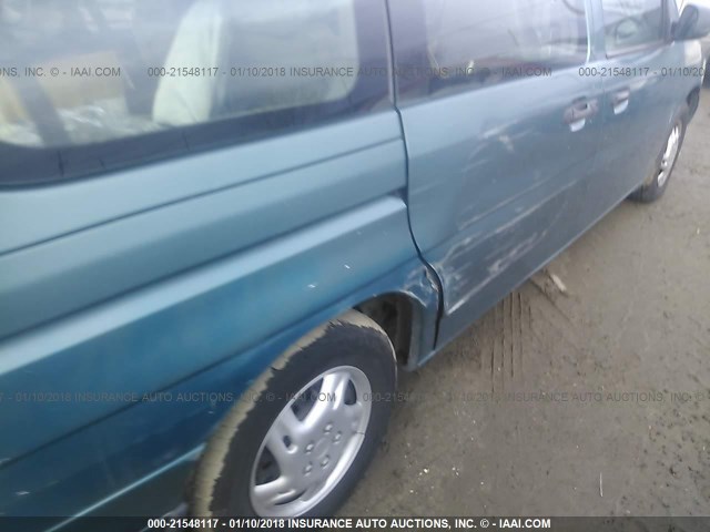 2FMZA51U6WBC52390 - 1998 FORD WINDSTAR WAGON BLUE photo 6