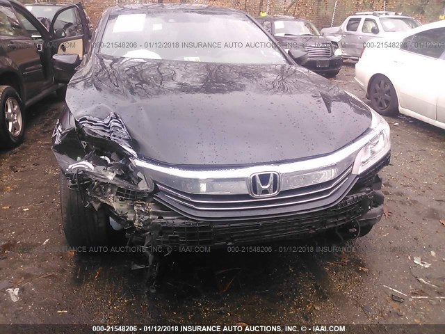 1HGCR2F68GA245743 - 2016 HONDA ACCORD SPORT BLACK photo 6