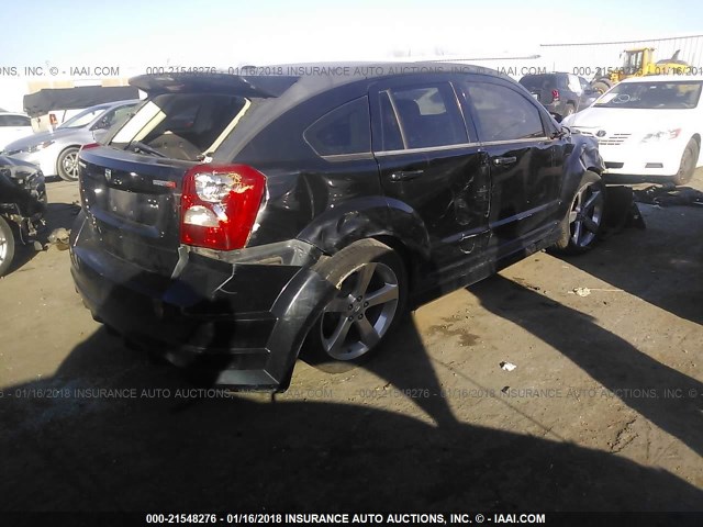 1B3HB68F38D722660 - 2008 DODGE CALIBER SRT-4 BLACK photo 4