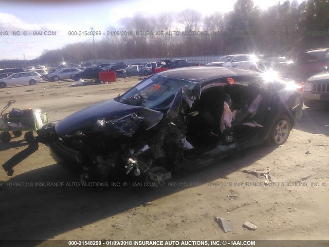 1G11C5SA4DF136089 - 2013 CHEVROLET MALIBU 1LT შავი ფოტო 2