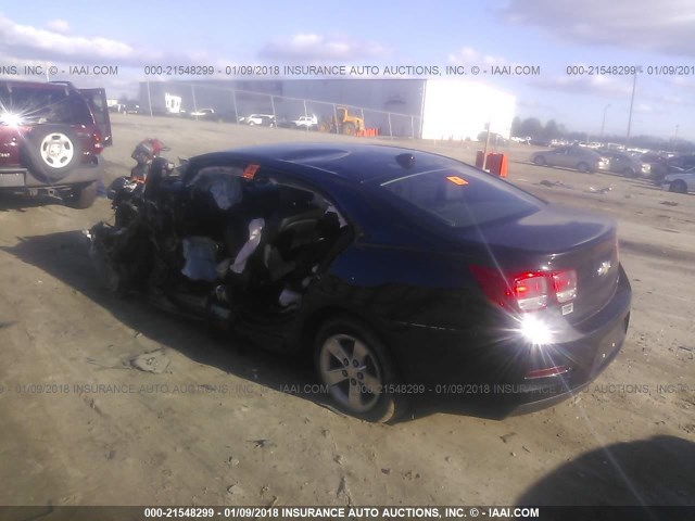 1G11C5SA4DF136089 - 2013 CHEVROLET MALIBU 1LT შავი ფოტო 3