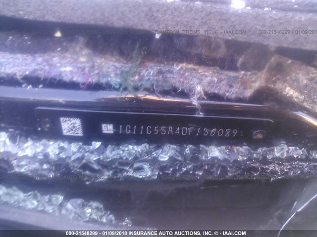 1G11C5SA4DF136089 - 2013 CHEVROLET MALIBU 1LT შავი ფოტო 9