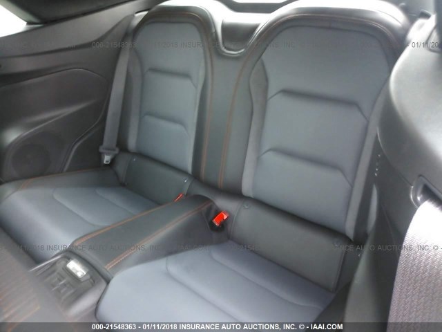 1G1FH3D71H0158136 - 2017 CHEVROLET CAMARO SS GRAY photo 8