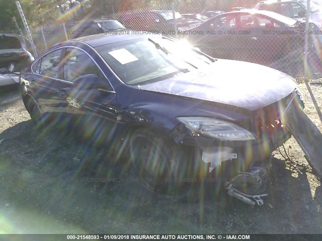 1YVHZ8BH1A5M33822 - 2010 MAZDA 6 I أزرق صورة 1