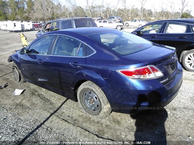 1YVHZ8BH1A5M33822 - 2010 MAZDA 6 I BLUE photo 3