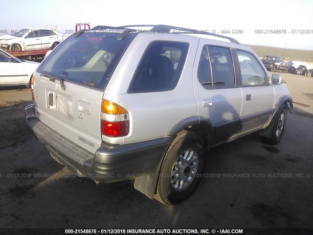 4S6DM58W214406225 - 2001 HONDA PASSPORT EX/LX 银色 照片 4