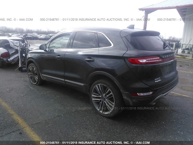 5LMTJ2AH6FUJ40591 - 2015 LINCOLN MKC BLACK photo 3