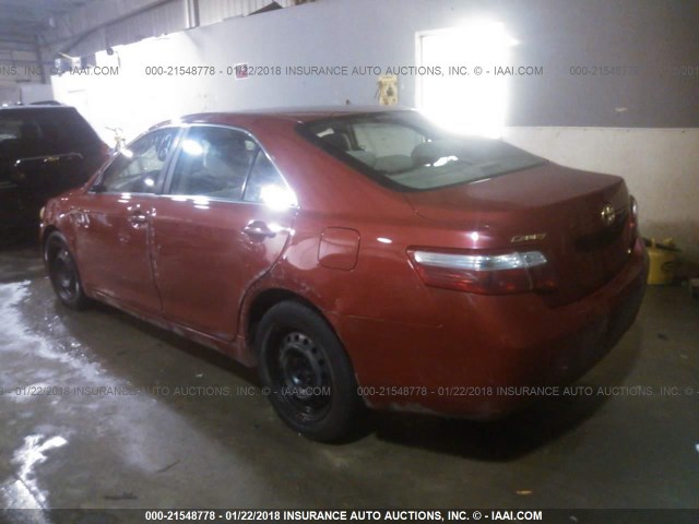 4T4BE46K29R054210 - 2009 TOYOTA CAMRY SE/LE/XLE წითელი ფოტო 3