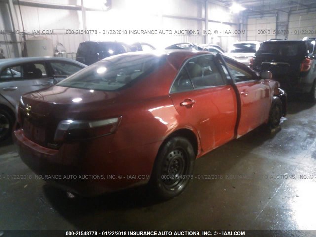 4T4BE46K29R054210 - 2009 TOYOTA CAMRY SE/LE/XLE წითელი ფოტო 4