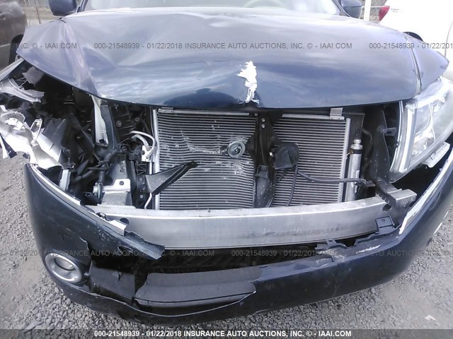 5N1AR2MN4DC678116 - 2013 NISSAN PATHFINDER S/SV/SL/PLATINUM 蓝色 照片 6