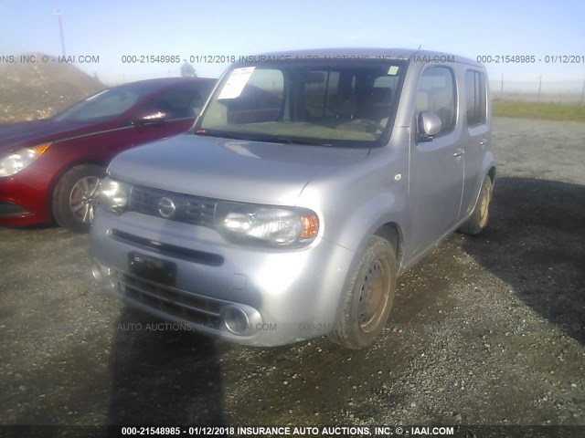 JN8AZ2KR4BT208258 - 2011 NISSAN CUBE S/SL/KROM SILVER photo 2