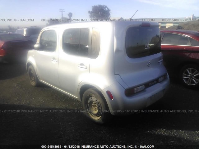 JN8AZ2KR4BT208258 - 2011 NISSAN CUBE S/SL/KROM SILVER photo 3