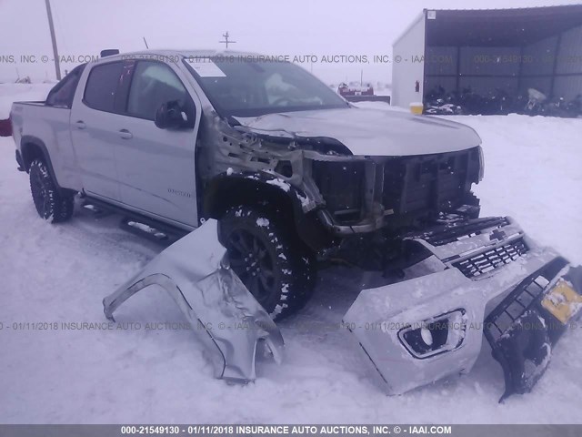 1GCGTDE33G1392055 - 2016 CHEVROLET COLORADO Z71 SILVER photo 1