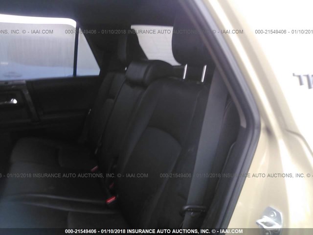 JTEBU5JR4G5287861 - 2016 TOYOTA 4RUNNER SR5 PREM/LTDL/TRAIL/TRD 棕色 照片 8