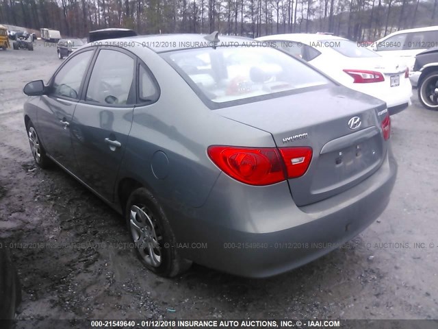 KMHDU46D59U697447 - 2009 HYUNDAI ELANTRA GLS/SE TEAL photo 3