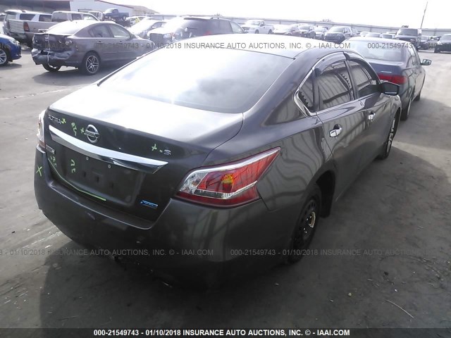 1N4AL3AP6DC295804 - 2013 NISSAN ALTIMA 2.5/S/SV/SL GRAY photo 4