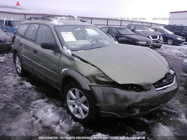 4S4BP61C467332132 - 2006 SUBARU LEGACY OUTBACK 2.5I Light Blue photo 1