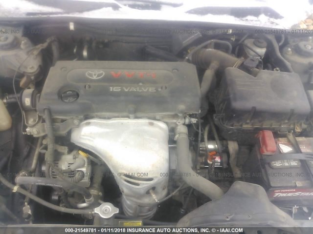 4T1BE32K32U574061 - 2002 TOYOTA CAMRY LE/XLE/SE მწვანე ფოტო 10