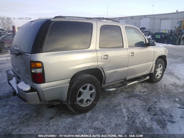 1GKEK63U74J269456 - 2004 GMC YUKON DENALI GOLD photo 4