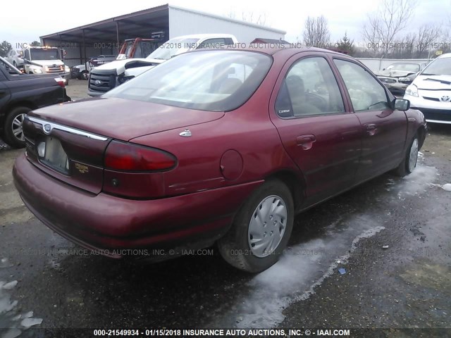 1FALP6535WK103786 - 1998 FORD CONTOUR GL/SPORT/LX PURPLE photo 4