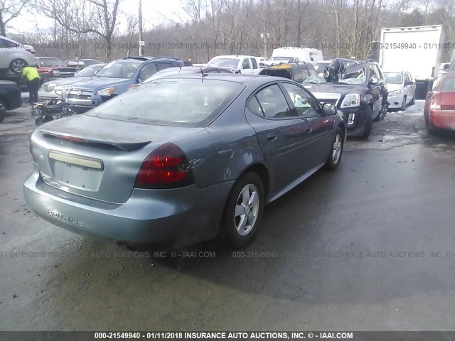 2G2WP552471206177 - 2007 PONTIAC GRAND PRIX BLUE photo 4