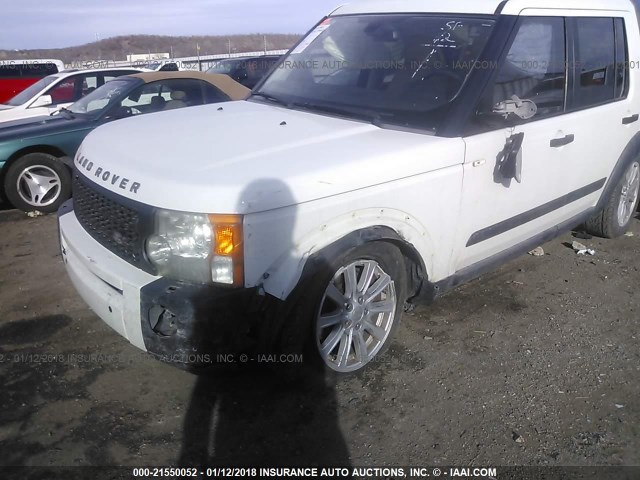 SALAE25447A441057 - 2007 LAND ROVER LR3 SE WHITE photo 6