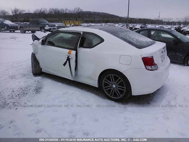 JTKJF5C7XD3064391 - 2013 TOYOTA SCION TC 白色 照片 3