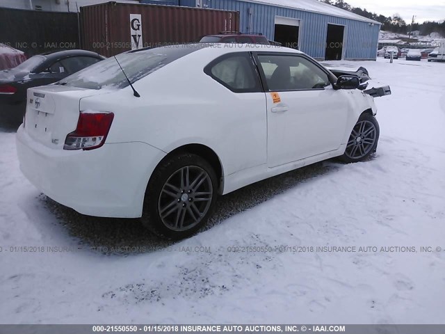 JTKJF5C7XD3064391 - 2013 TOYOTA SCION TC 白色 照片 4