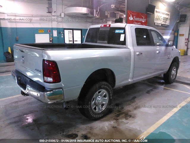 3C6UR5DL3HG607338 - 2017 RAM 2500 SLT SILVER photo 4