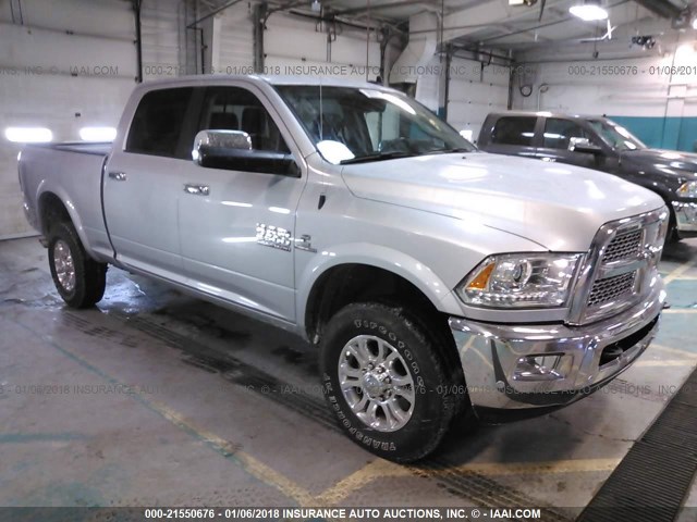 3C6UR5FL7HG674098 - 2017 RAM 2500 LARAMIE SILVER photo 1