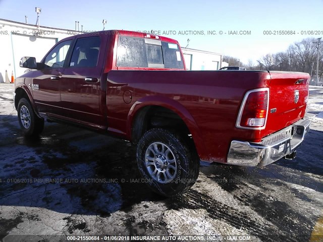 3C6UR5FL0HG704171 - 2017 RAM 2500 LARAMIE RED photo 3