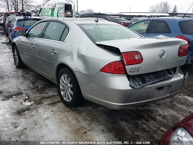 1G4HD57266U159386 - 2006 BUICK LUCERNE CXL SILVER photo 3