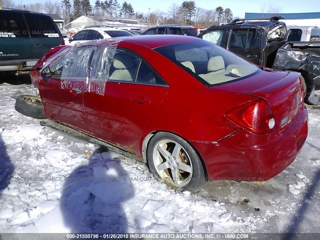 1G2ZG58NX74146848 - 2007 PONTIAC G6 SE RED photo 3