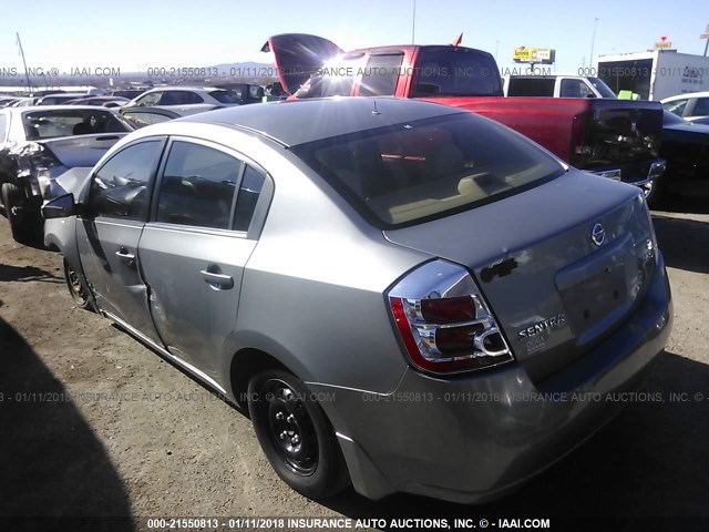 3N1AB61E37L620336 - 2007 NISSAN SENTRA 2.0/2.0S/2.0SL GRAY photo 3