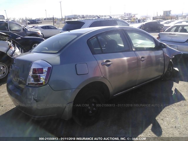 3N1AB61E37L620336 - 2007 NISSAN SENTRA 2.0/2.0S/2.0SL GRAY photo 4