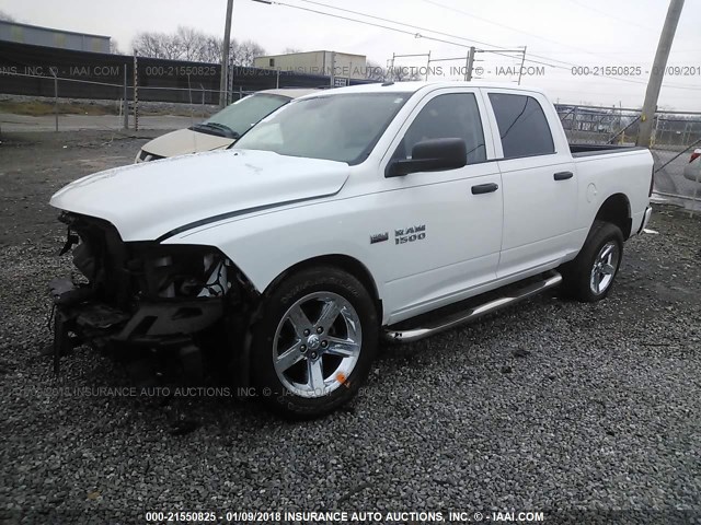 3C6RR6KT5GG183433 - 2016 RAM 1500 ST WHITE photo 2