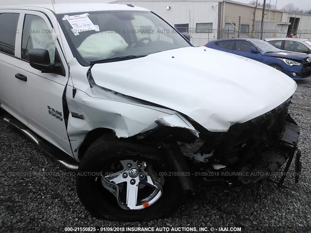 3C6RR6KT5GG183433 - 2016 RAM 1500 ST WHITE photo 6