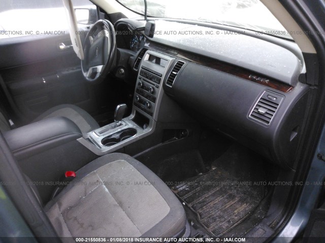 2FMHK6CC1ABA38645 - 2010 FORD FLEX SEL Կապույտ լուսանկար 5