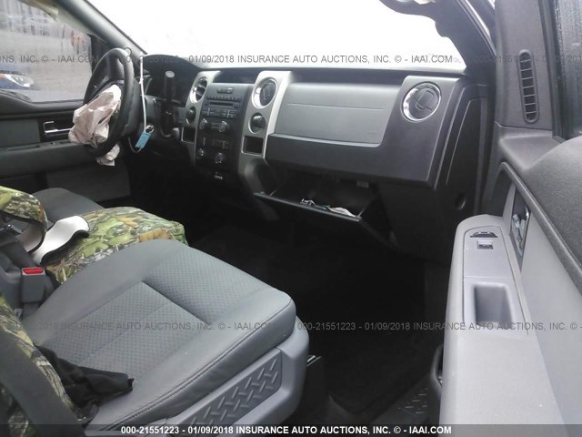 1FTFW1EF9DFC06206 - 2013 FORD F150 SUPERCREW WHITE photo 5