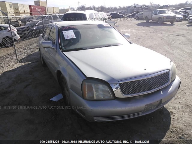 1G6KD54Y74U227620 - 2004 CADILLAC DEVILLE SILVER photo 1