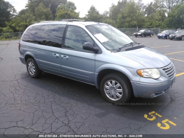 2A8GP64L26R655981 - 2006 CHRYSLER TOWN & COUNTRY LIMITED BLUE photo 1