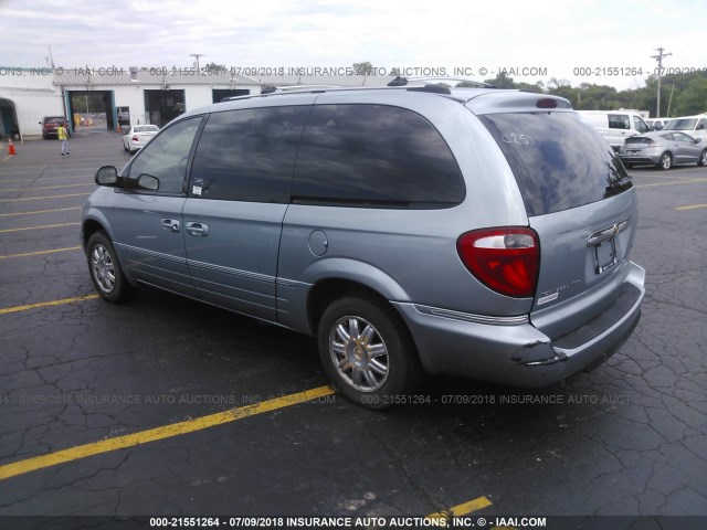 2A8GP64L26R655981 - 2006 CHRYSLER TOWN & COUNTRY LIMITED BLUE photo 3