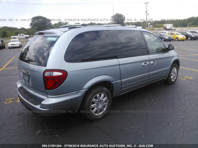 2A8GP64L26R655981 - 2006 CHRYSLER TOWN & COUNTRY LIMITED BLUE photo 4
