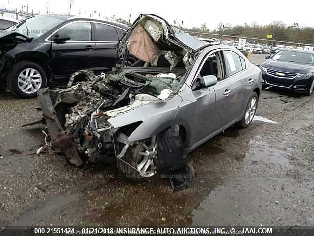 1N4AA51E69C845641 - 2009 NISSAN MAXIMA S/SV GRAY photo 2