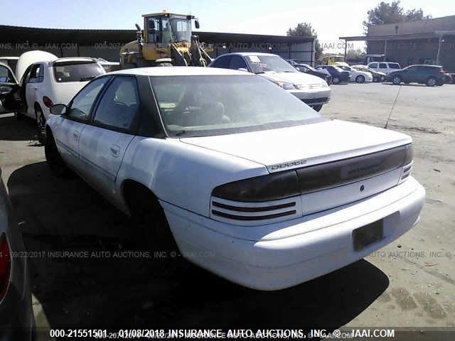 2B3HD46T6SH675643 - 1995 DODGE INTREPID WHITE photo 3